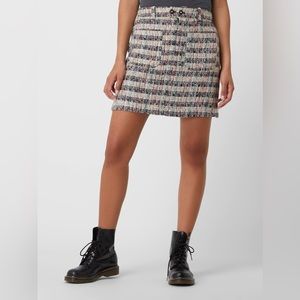 NWT- SCOTCH & SODA Special Tweed Mini Skirt